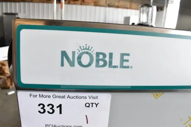 Brand new Noble 495HTDT513 high-temp door-type dishwasher. 208/240V, 3 phase. Scratch and dent condition.