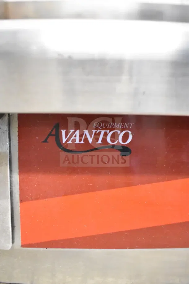 Avantco Commercial Countertop Flat Top Griddle, stainless steel finish, robust build, Avantco branding visible.