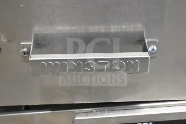 Winston CVap single drawer warming drawer, stainless steel with visible "Winston" marking, commercial-grade.