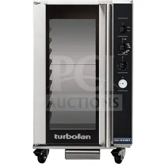 Brand new Moffat USP10M Turbofan 10 tray electric holding cabinet with mechanical controls, 28 7/8" width.