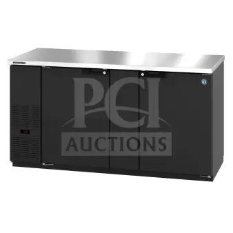 Brand new Hoshizaki HBB-3-69 Black Vinyl Back Bar Cooler, 115V, 1 Phase, late model, minor scratches and dents.
