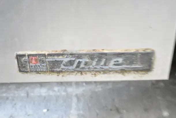 True TUC-44 undercounter cooler, single door, model label visible, used condition, 115V, 1 phase.