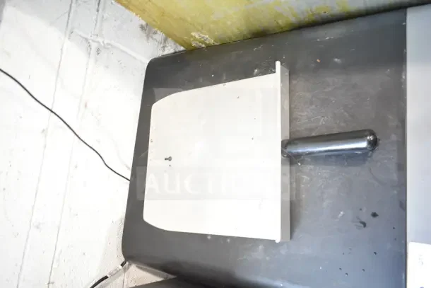 Turbochef ENC2 rapid cook oven, commercial countertop model, 208/240V, 1 phase, showing top view and handle, used condition.