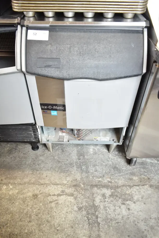 2016 Ice-O-Matic ICEU220HA3 ice machine, commercial, self-contained, 115V, 1 phase, visible brand markings, good condition.