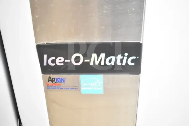 2016 Ice-O-Matic ICEU220HA3 commercial ice machine, 115V, 1 Phase. Features Agion antimicrobial and Energy Star labels.