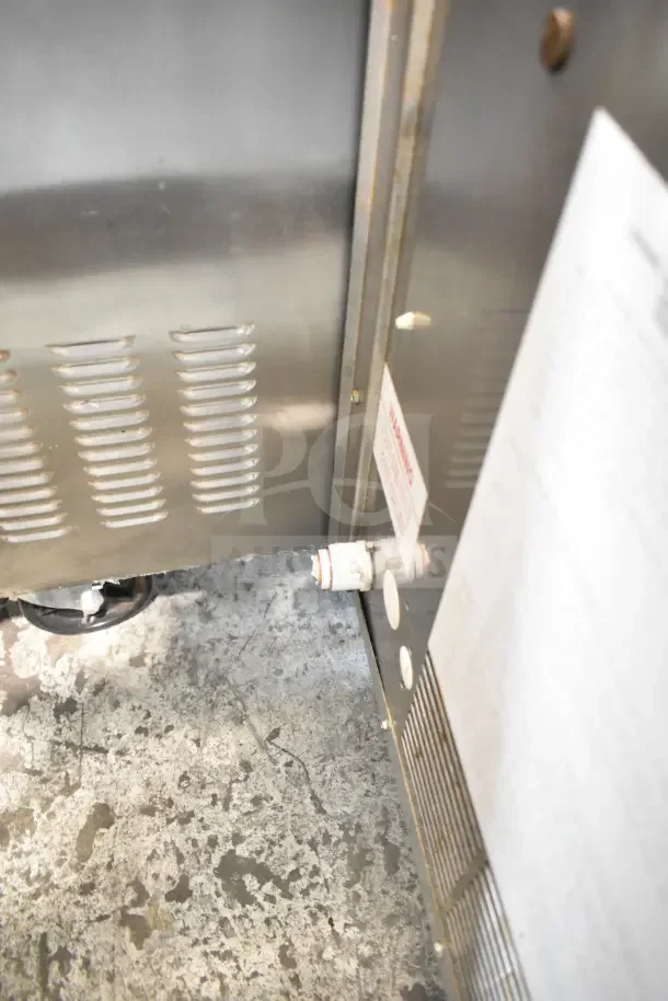 2016 Ice-O-Matic ICEU220HA3 ice machine, 115V, 1 phase. Features stainless steel exterior, power connection, and vent details.