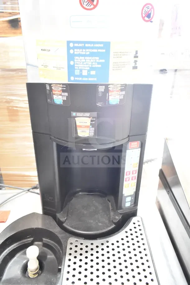 2022 Taylor SB24-12 frozen beverage machine, 115V, 1 phase, with user instructions visible, commercial grade.