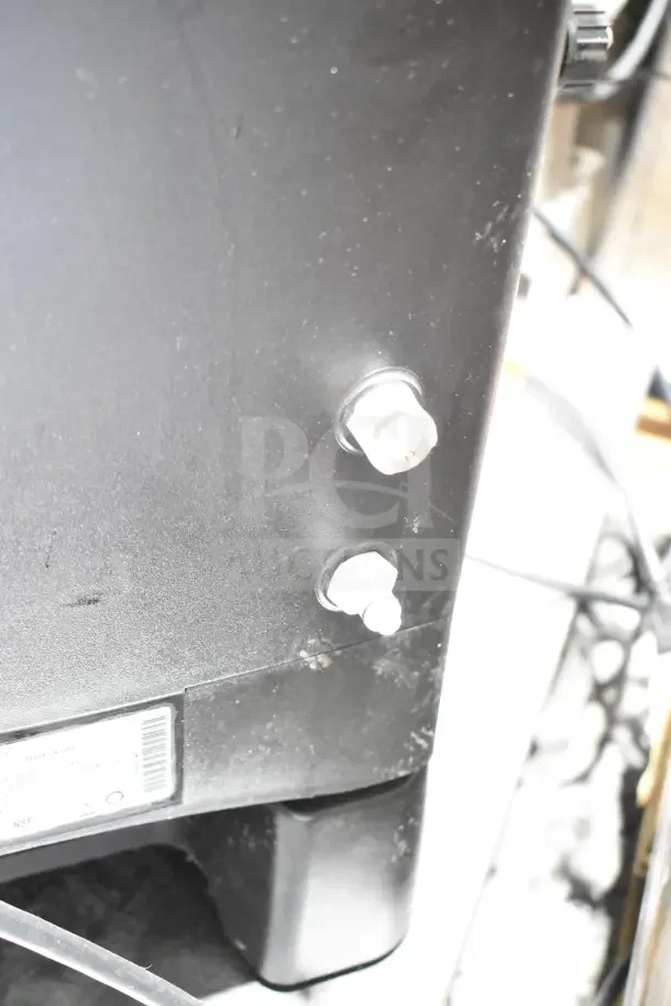 2022 Taylor SB24-12 commercial frozen beverage machine, 115V, 1 phase, black exterior, visible bolts, and label details.