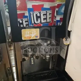Slushie Machine FBD 372-611-1012| Pre-owned, with visible wear and tear from prior use (see photos for details). 230V