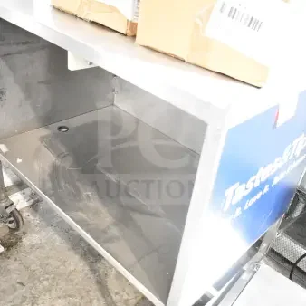 Commercial Cart w/ Under Shelf on Commercial Casters.