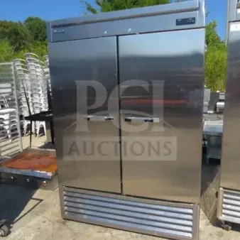 One WORKING Blue Air 2 Door Stainless Steel Freezer With 4 Racks. Model# BSF49-HC. 115 Volt. 54X31X78. $5889.75