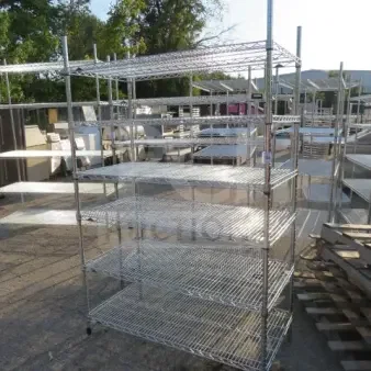 One Metro Shelf With 6 Shelves. 48X24X75