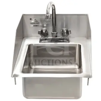 Advance Tabco DI-1-5SP-EC Drop-In Stainless Steel Sink with Side Splash - 10