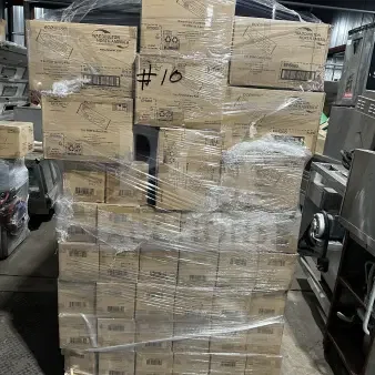 (x121) BRAND NEW MIXED PALLET!! With 101 10296819 Container 16Oz  Square Pulp Laminated Natural 150 C/S! 20 Boxes Of 78
