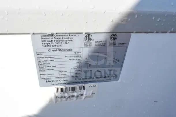 Excellence Hl-20hc Chest Freezer. 115 Volts, 1 | #0223